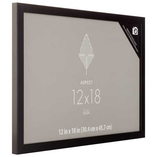 12 Pack: Black Narrow Frame, Aspect by Studio Décor®